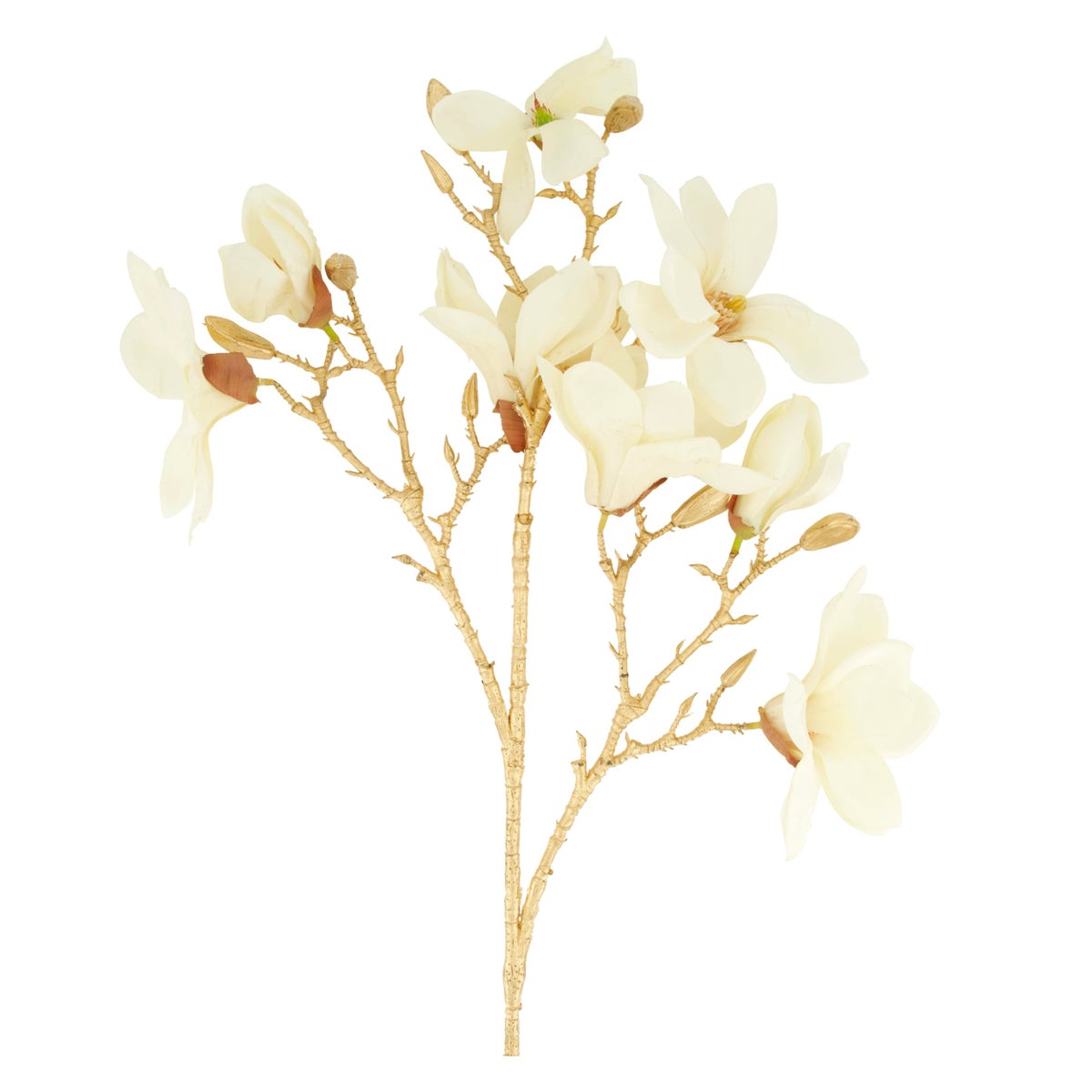 Tak magnolia 86 cm wit goud Tak magnolia 86 cm wit goud
