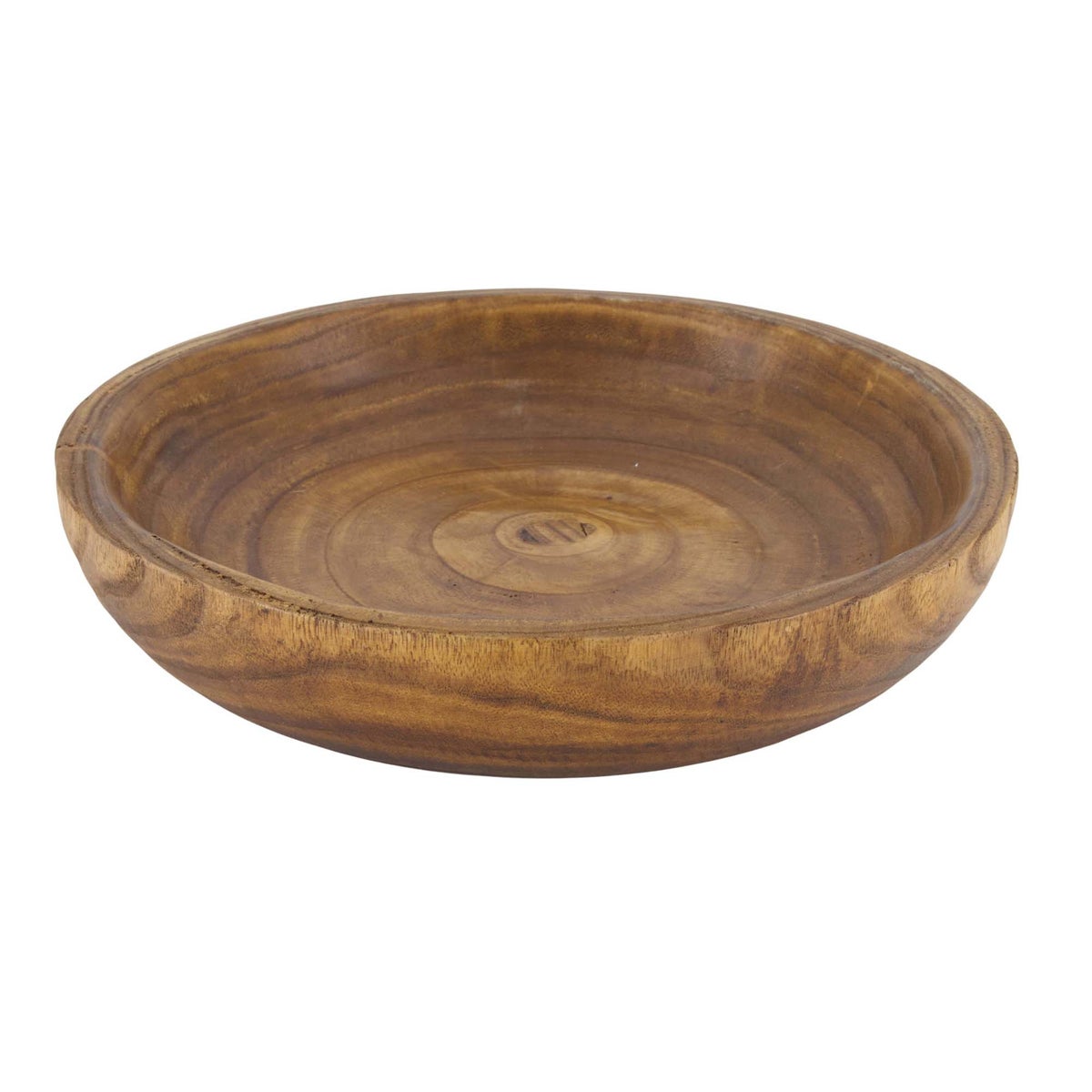 Schaal rond paulownia 35 x 7 cm Schaal rond paulownia 35 x 7 cm