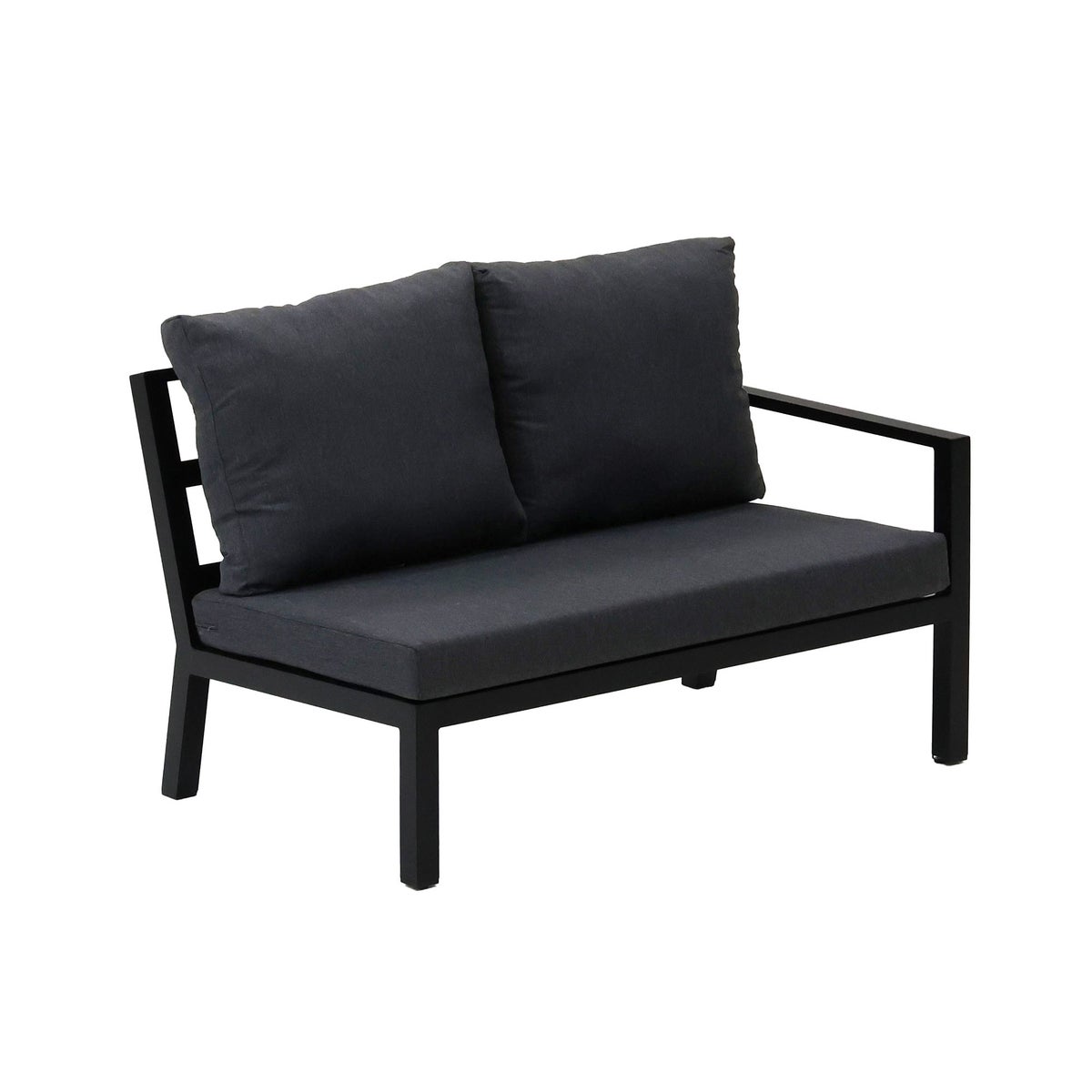 Dining Loungeset Brozzi - Zwart - 6-zits Dining Loungeset Brozzi - Zwart - 6-zits