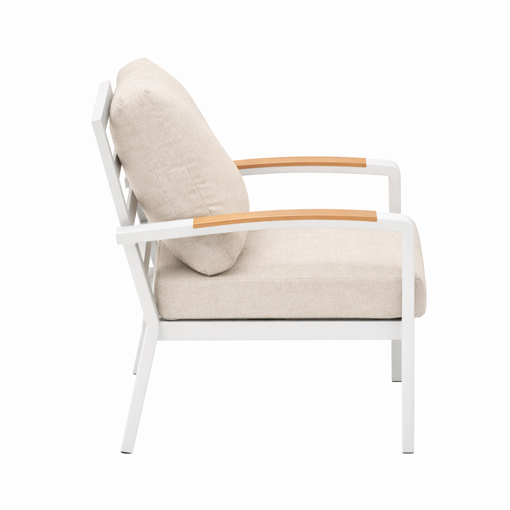 Stoel Foxton wit V1 Stoel Foxton wit V1