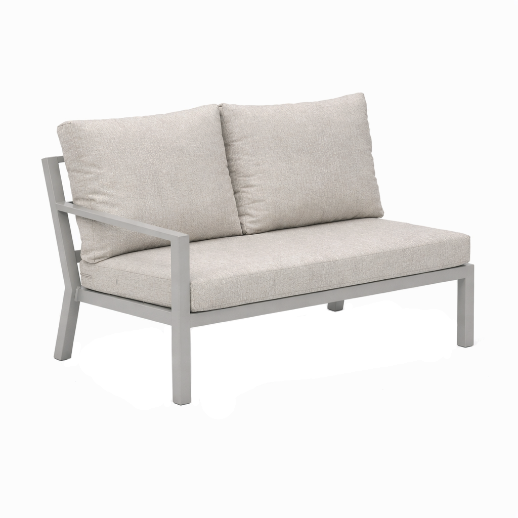Loungeset Brozzi - Milky Grey - 5-zits Extra Loungeset Brozzi - Milky Grey - 5-zits Extra