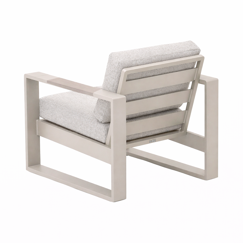 Stoel Malviza latte met kussens Stoel Malviza latte met kussens