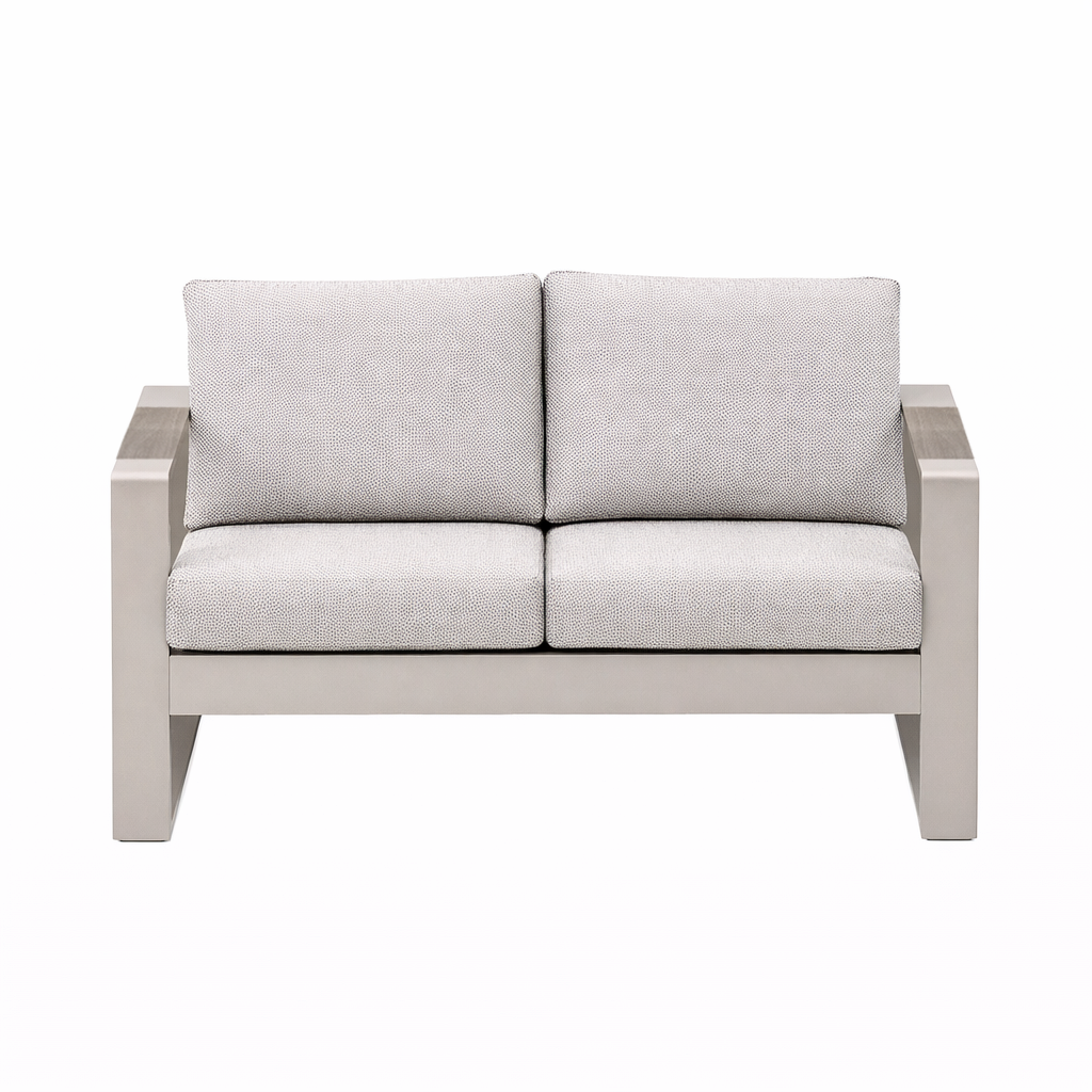 Bank 2-zit Malviza latte met kussens Bank 2-zit Malviza latte met kussens