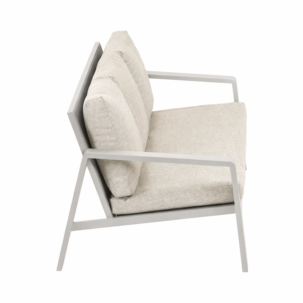 Bank 3-zit Libero Milky Grey en K Bank 3-zit Libero Milky Grey en K
