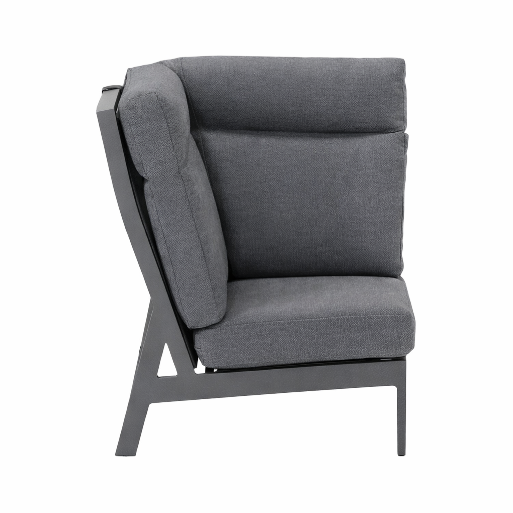 Loungeset Petroza - Antraciet - 7-zits Loungeset Petroza - Antraciet - 7-zits