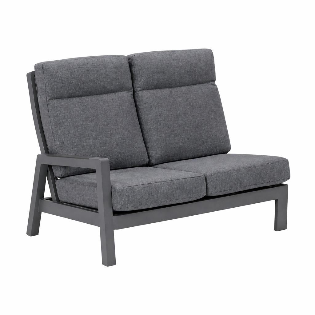 Loungeset Petroza - Antraciet - 5-zits Extra Loungeset Petroza - Antraciet - 5-zits Extra