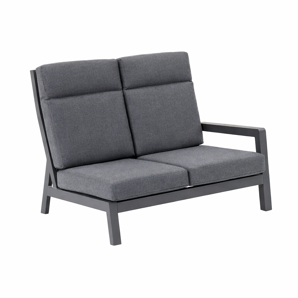 Loungeset Petroza - Antraciet - 6-zits Loungeset Petroza - Antraciet - 6-zits