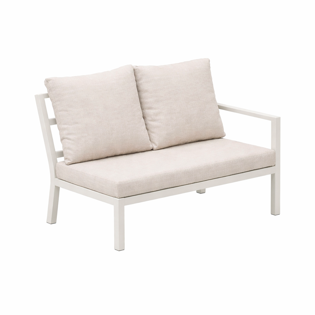 Dining Loungeset Brozzi - Creme - 5-zits Extra Dining Loungeset Brozzi - Creme - 5-zits Extra