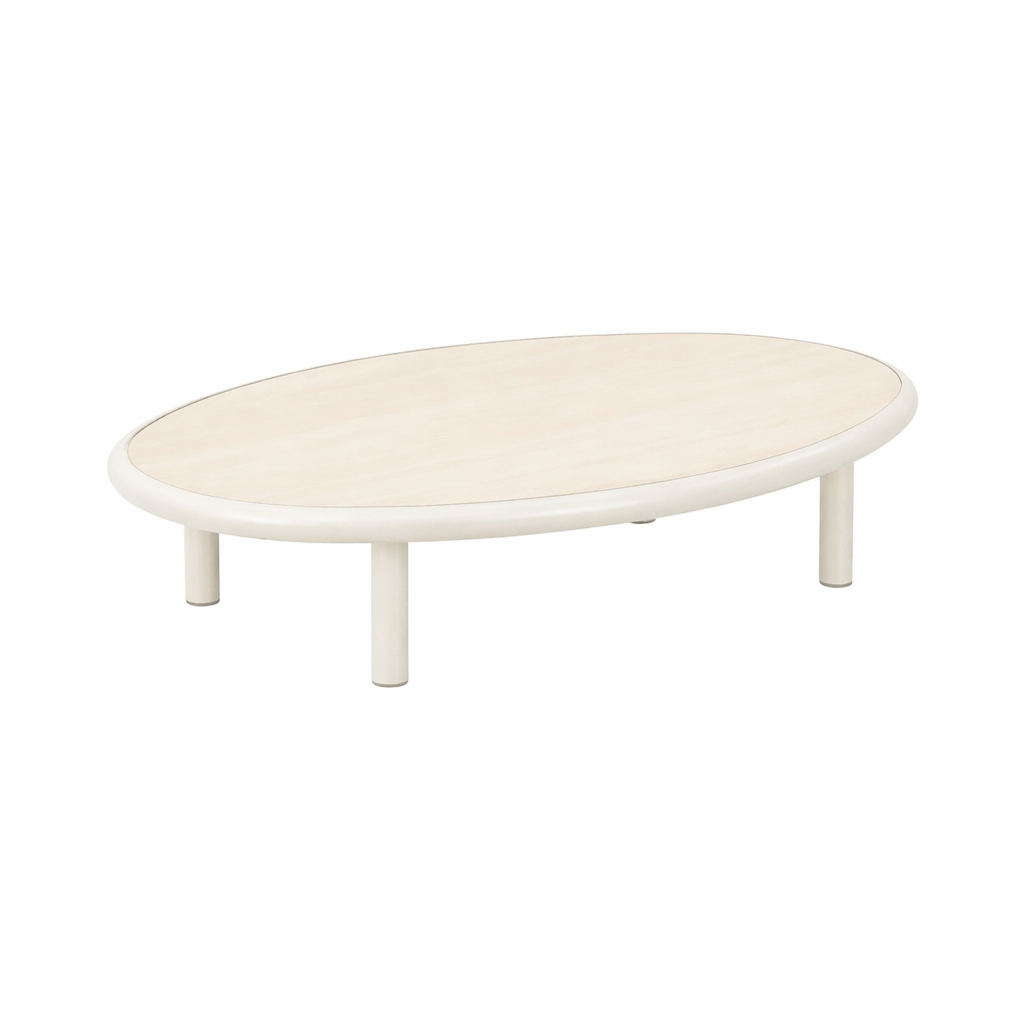 Bank-stoel Loungeset Vada - Crème - 4-zits Bank-stoel Loungeset Vada - Crème - 4-zits