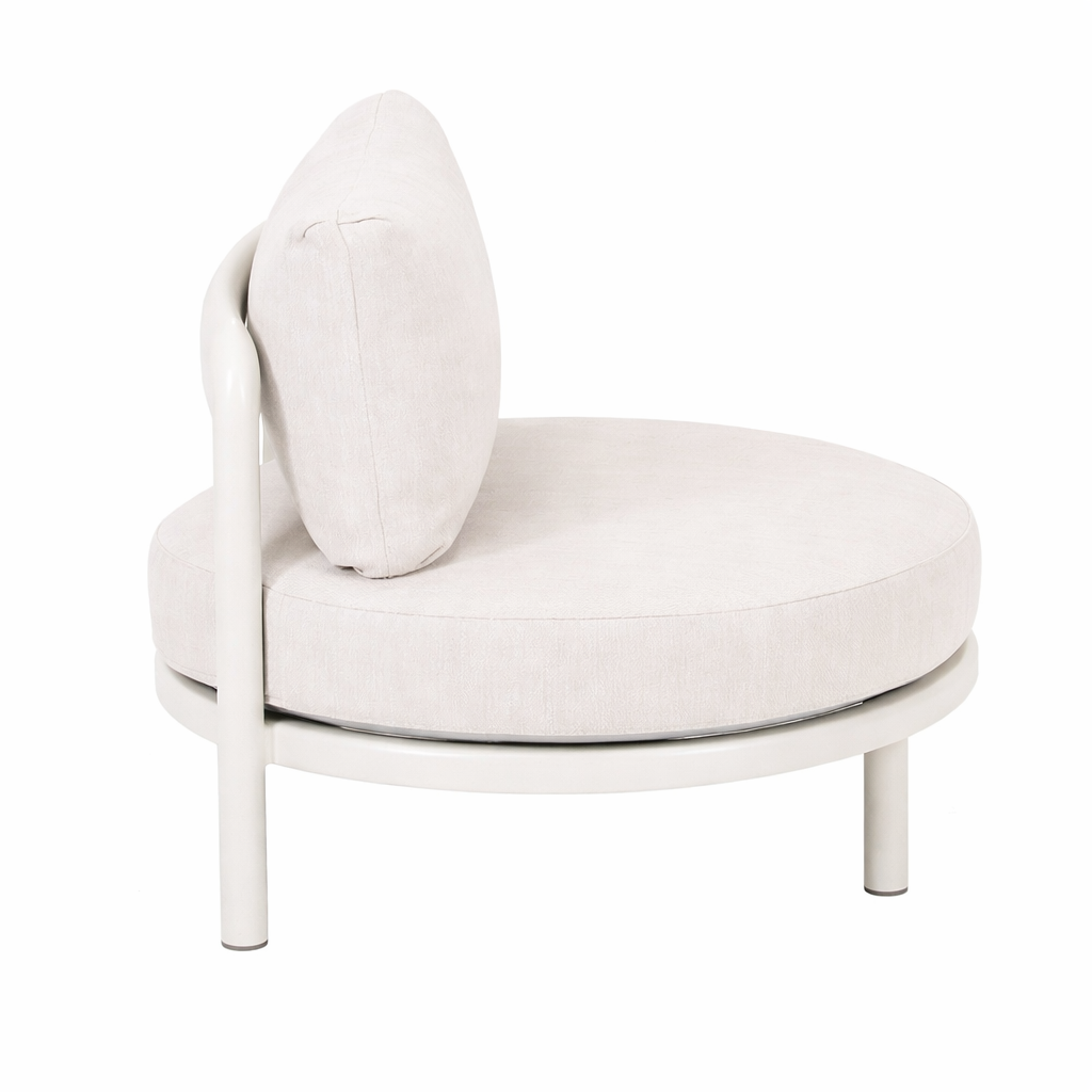 Stoel Vada creme met kussens Stoel Vada creme met kussens