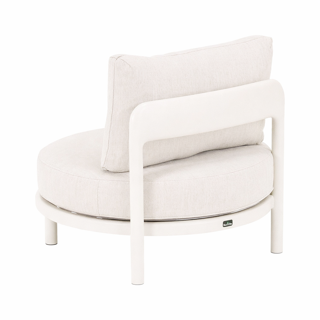 Stoel Vada creme met kussens Stoel Vada creme met kussens