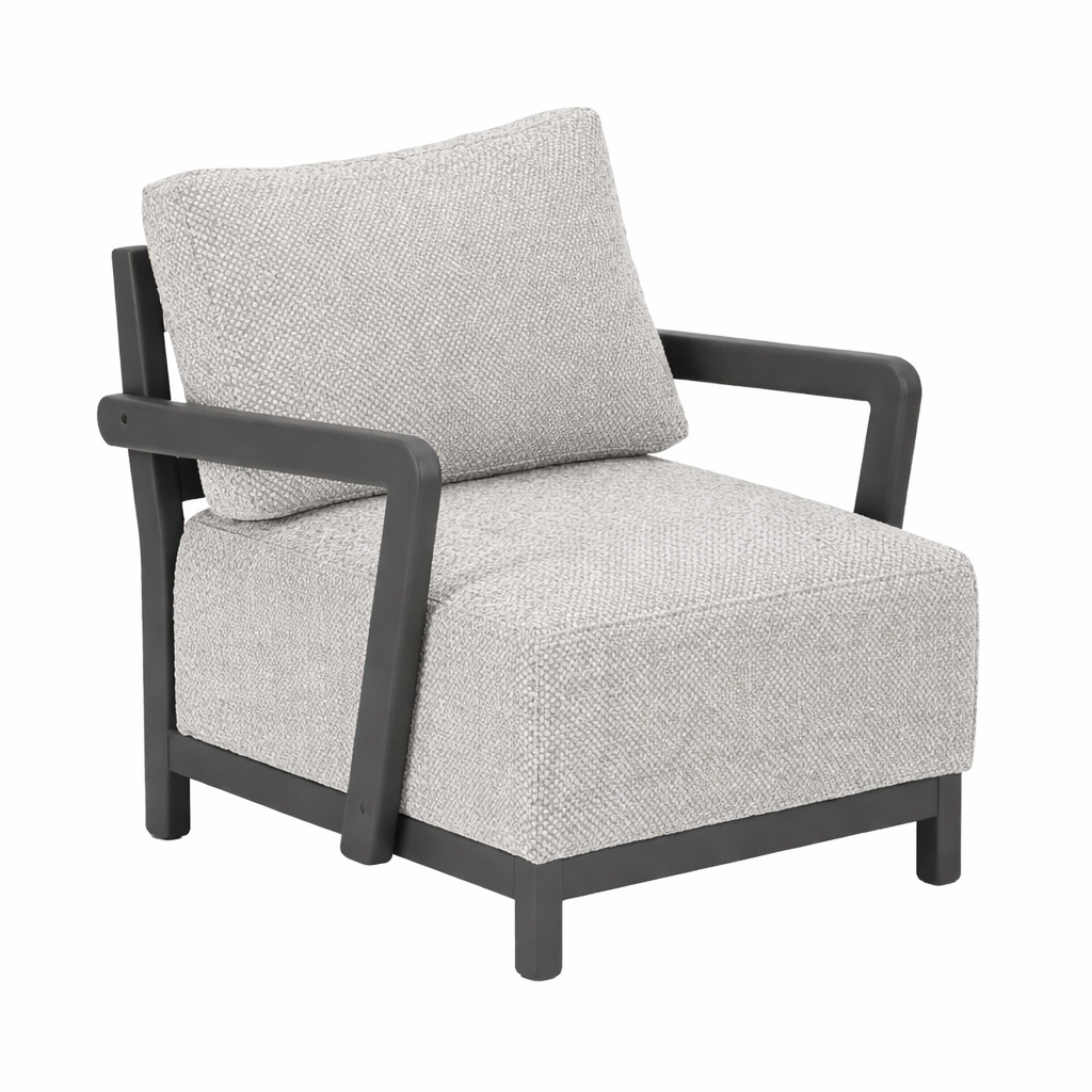 Bank-stoel Loungeset Longham - Antraciet - 5-zits Bank-stoel Loungeset Longham - Antraciet - 5-zits