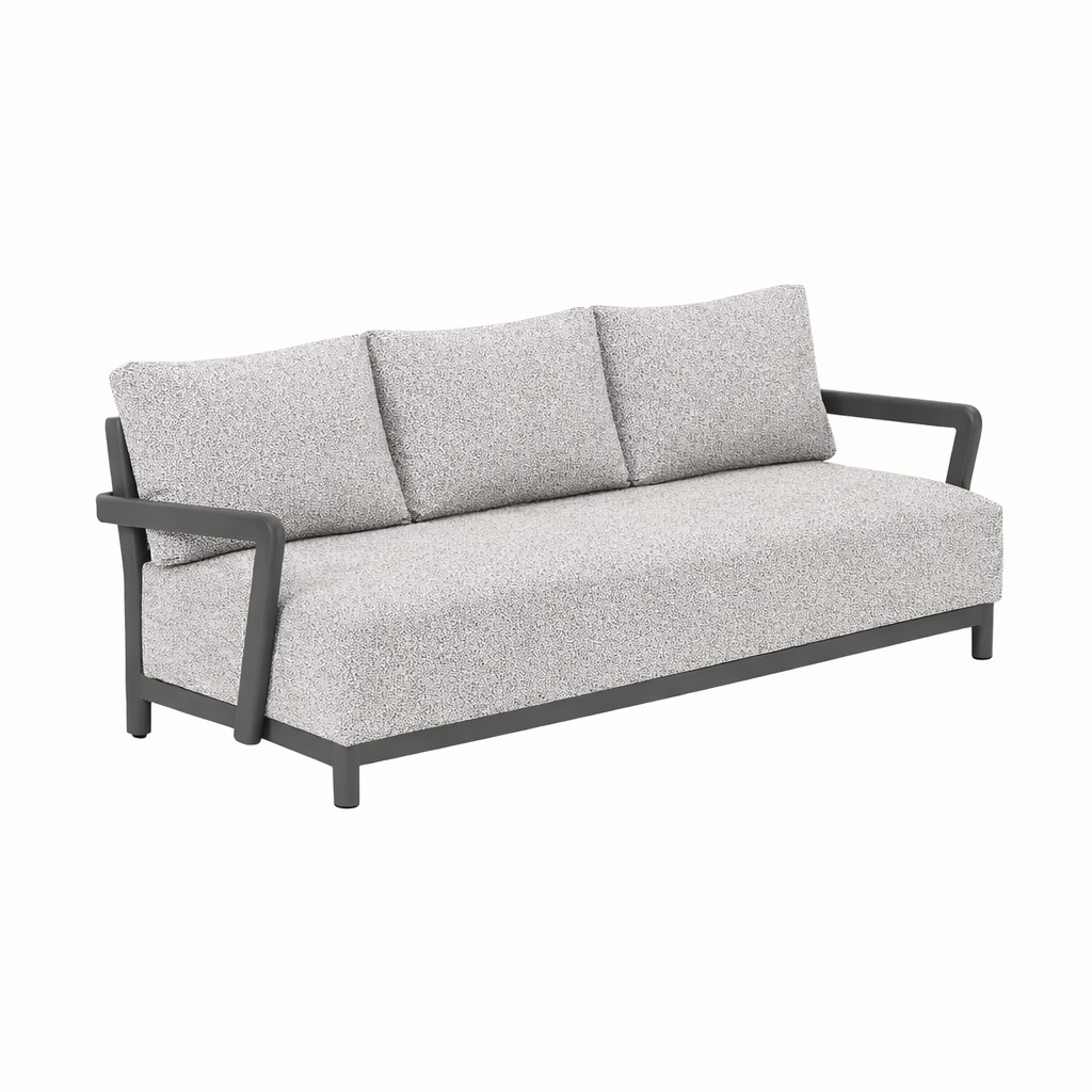 Bank-stoel Loungeset Longham - Antraciet - 5-zits Bank-stoel Loungeset Longham - Antraciet - 5-zits