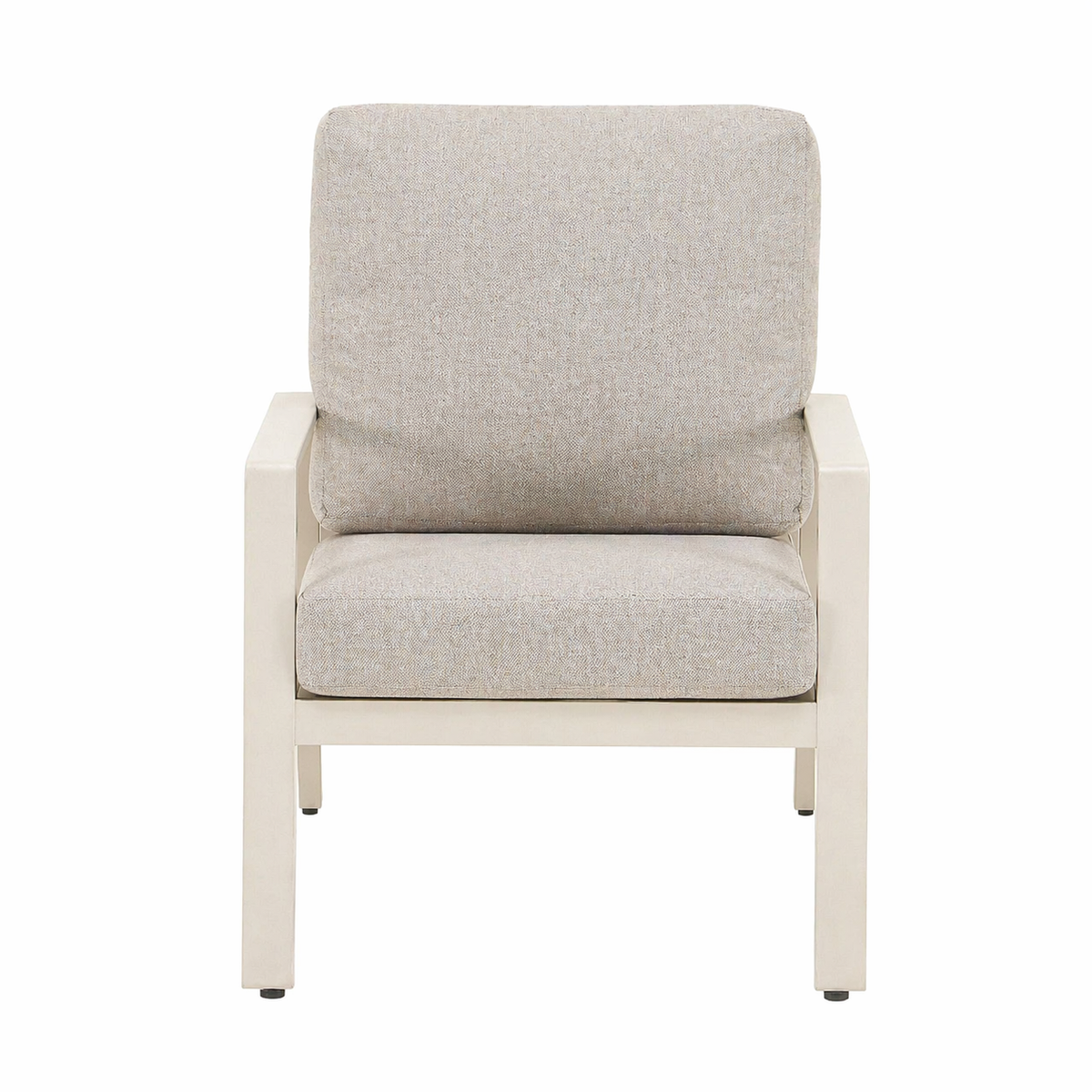 Stoel Montaldo creme met kussens Stoel Montaldo creme met kussens