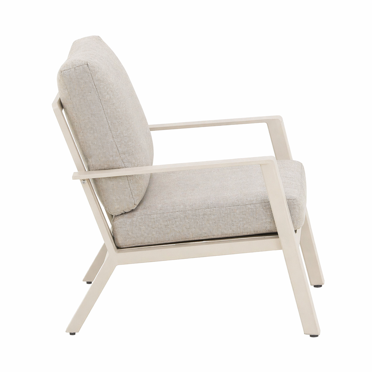 Stoel Montaldo creme met kussens Stoel Montaldo creme met kussens