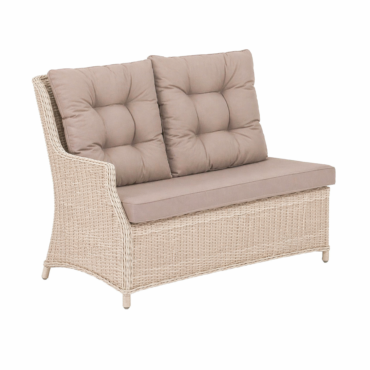 Bank 2-zit recht Aprano white orchid Bank 2-zit recht Aprano white orchid