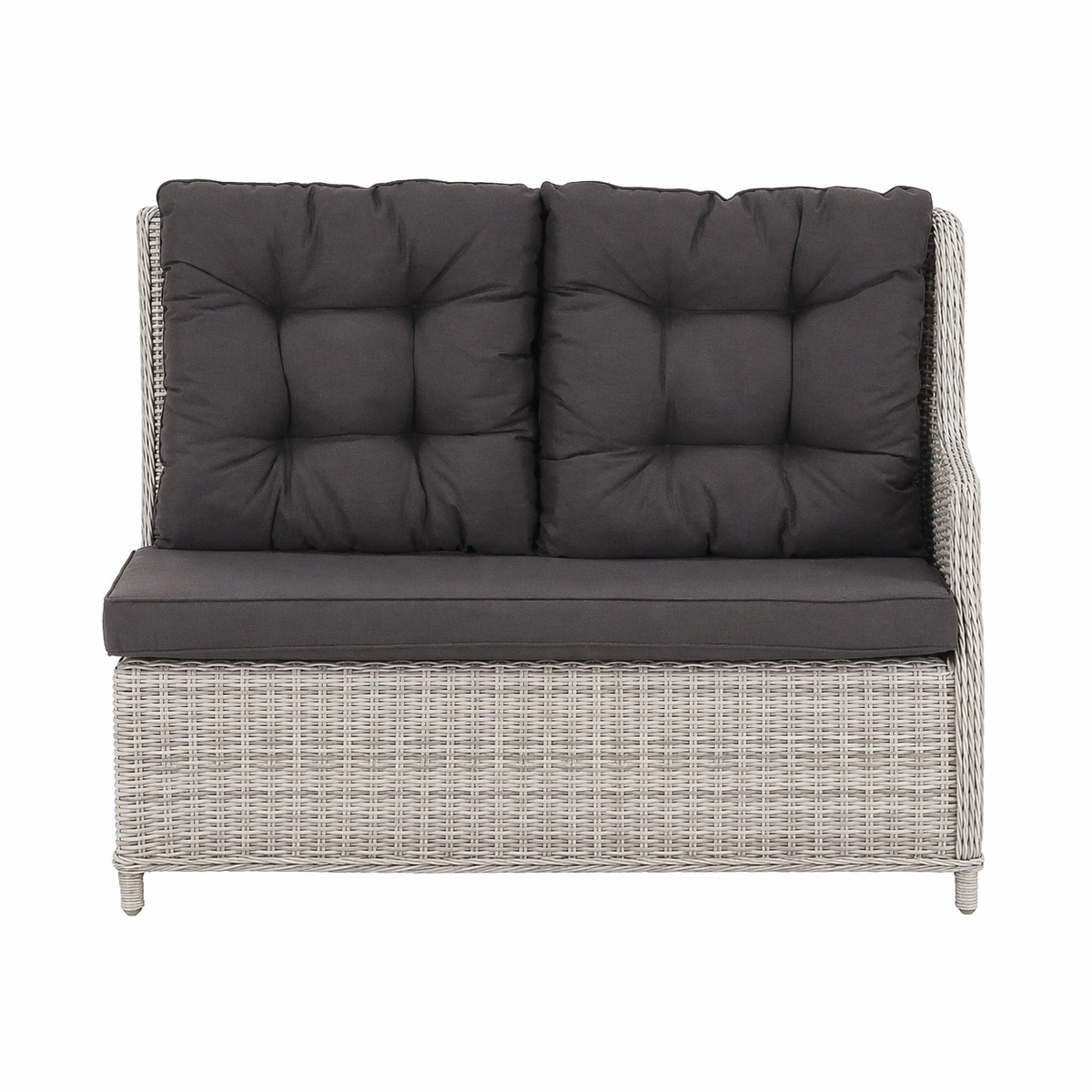 Bank 2-zit links Aprano white grey Bank 2-zit links Aprano white grey
