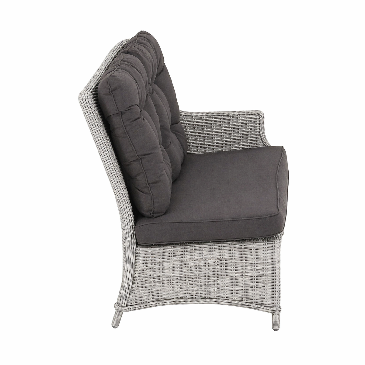 Bank 2-zit links Aprano white grey Bank 2-zit links Aprano white grey