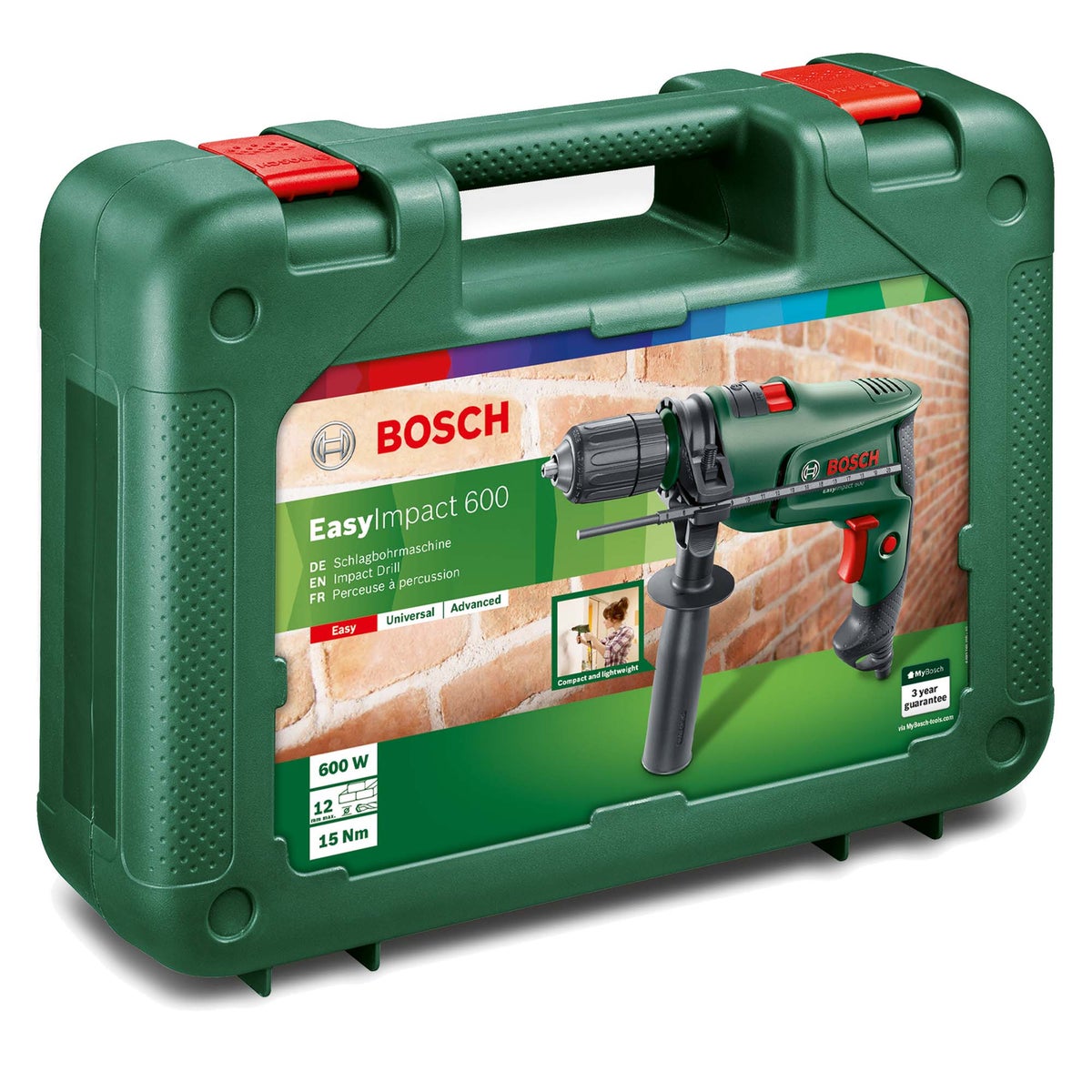 Klopboor Easy Impact 600 met koffer Bosch Klopboor Easy Impact 600 met koffer Bosch