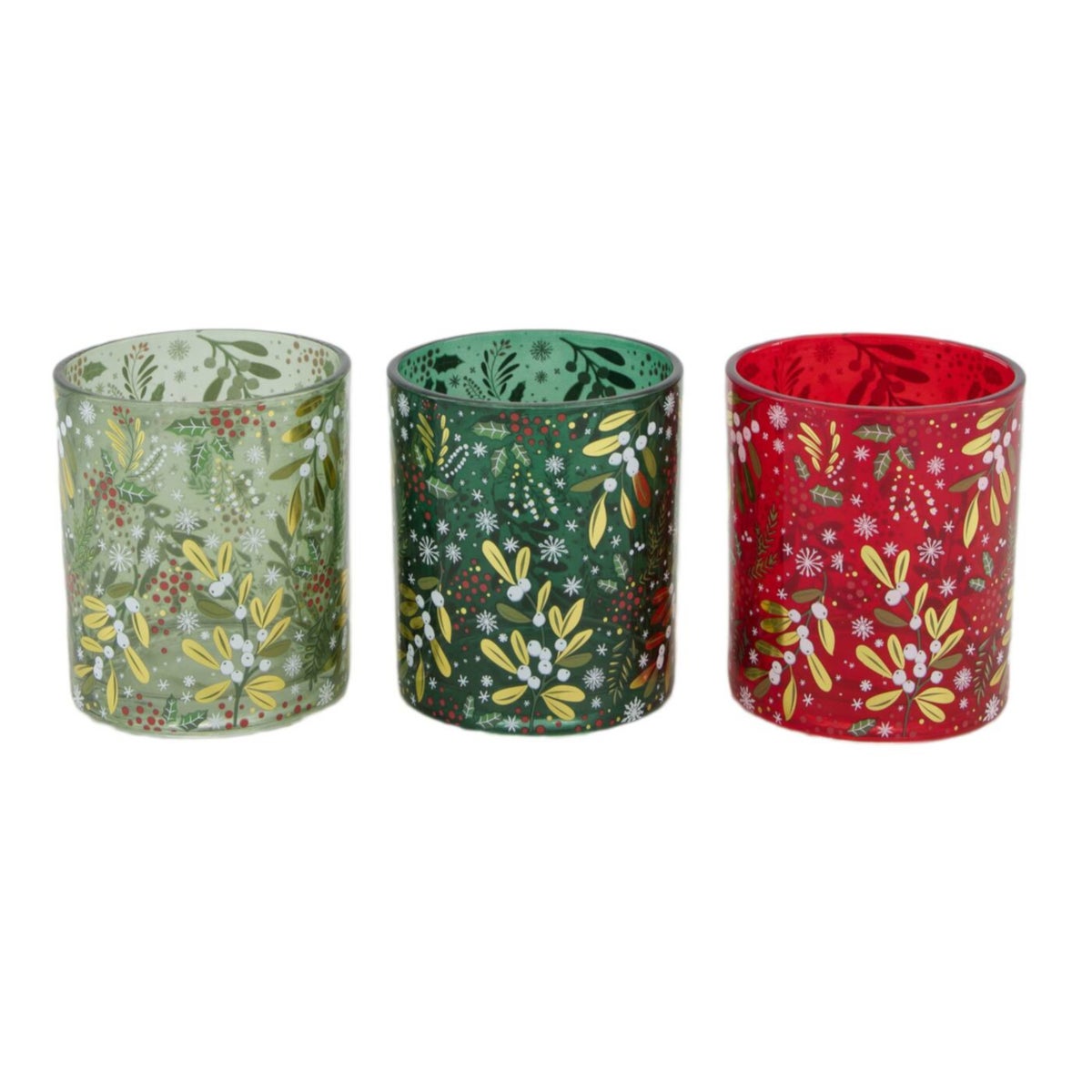 Theelichthouder glas 8 x 8 x 10 cm Theelichthouder glas 8 x 8 x 10 cm