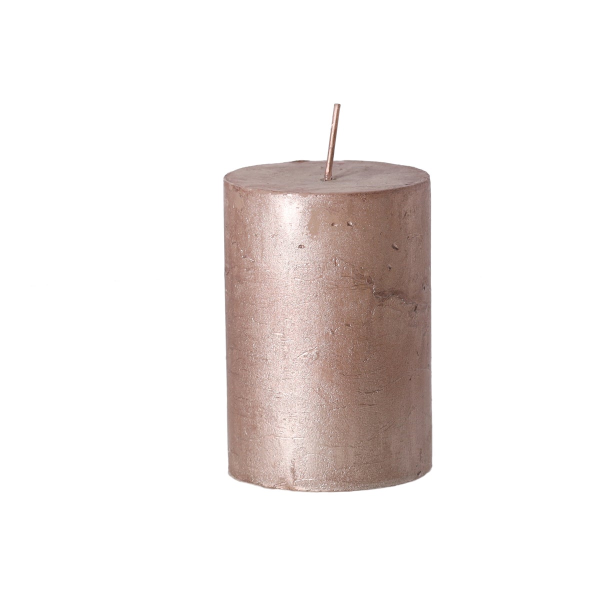 Kaars metallic 70x75mm bruin Kaars metallic 70x75mm bruin
