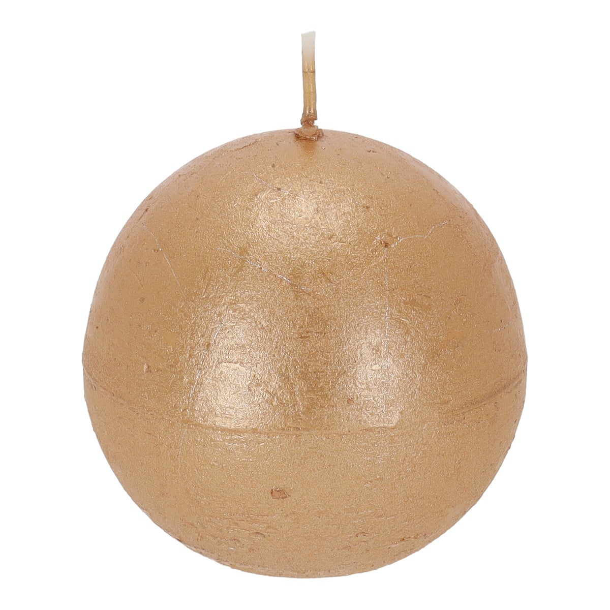 Kaars metallic bol 80mm Kaars metallic bol 80mm