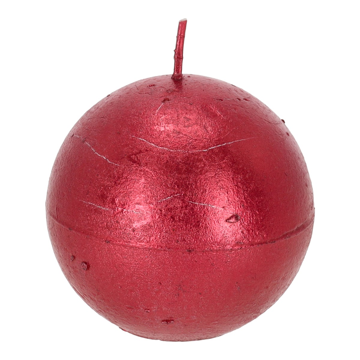 Kaars metallic bol 80mm Kaars metallic bol 80mm