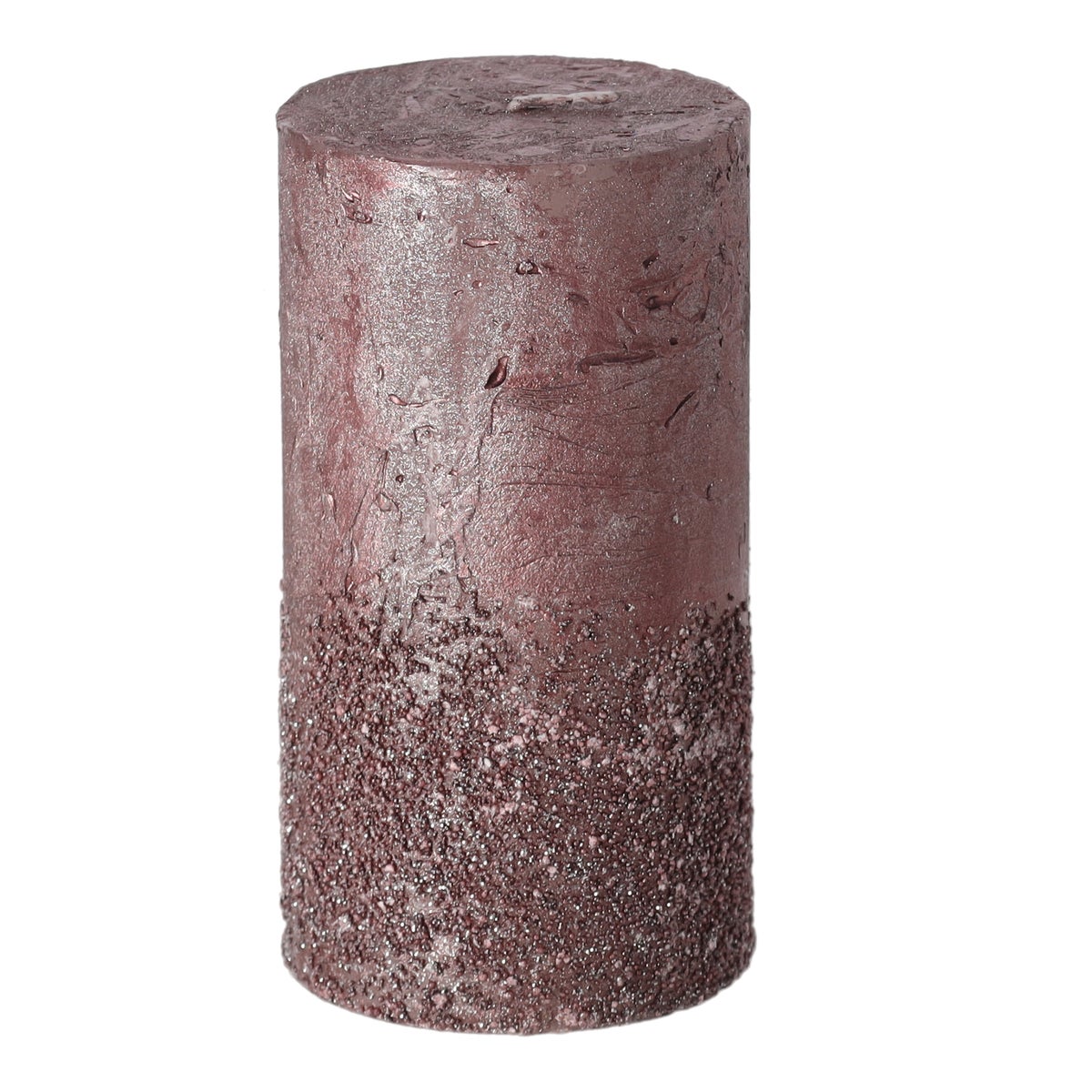 Kaars 70 x 130 mm sand rood Kaars 70 x 130 mm sand rood