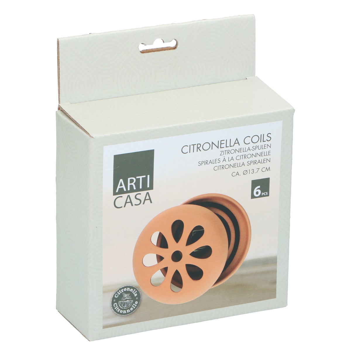 Citronella wikkel terracotta Citronella wikkel terracotta