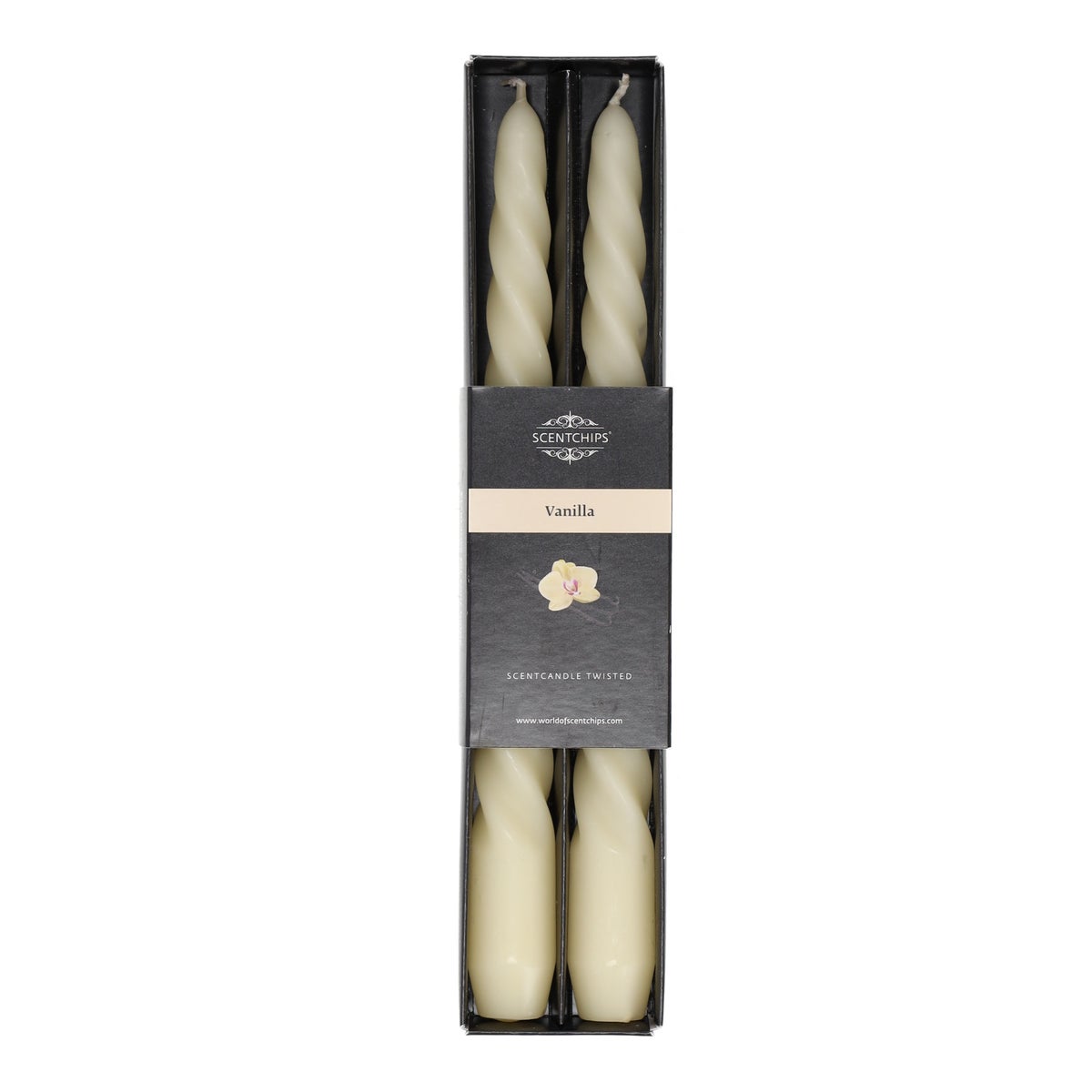 Kaars twist Vanilla 2 stuks Kaars twist Vanilla 2 stuks