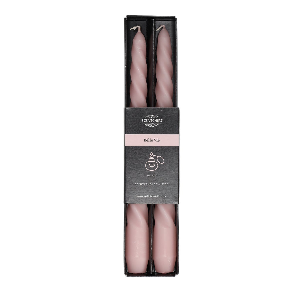 Kaars twist Belle Vie 2 stuks Kaars twist Belle Vie 2 stuks