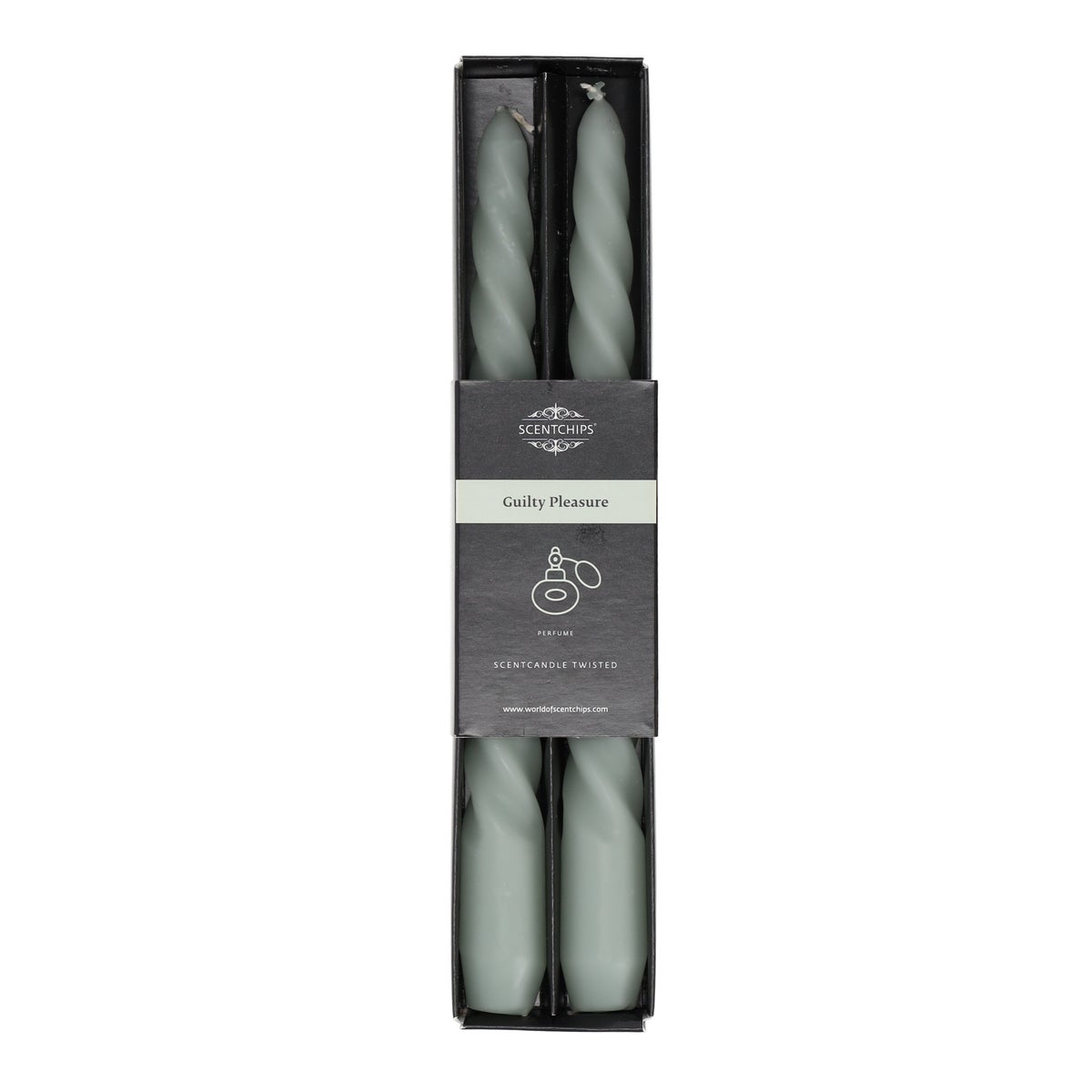 Kaars twist Guilty Pleasure 2 stuks Kaars twist Guilty Pleasure 2 stuks