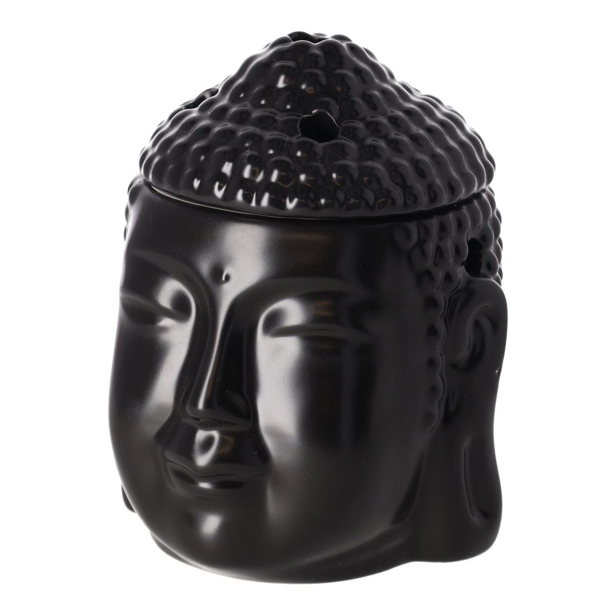 Creascents brander buddha zwart 14 cm Creascents brander buddha zwart 14 cm