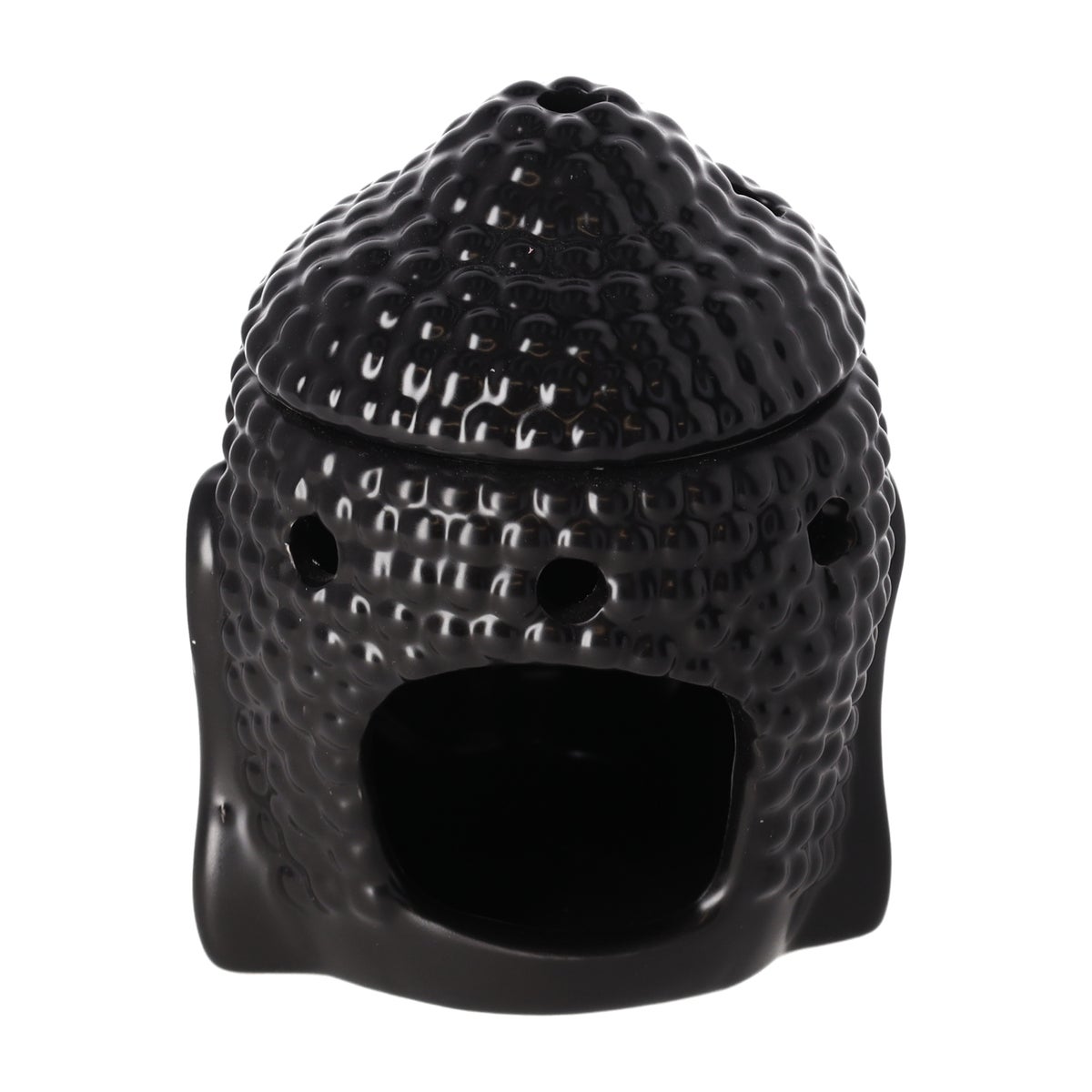 Creascents brander buddha zwart 14 cm Creascents brander buddha zwart 14 cm