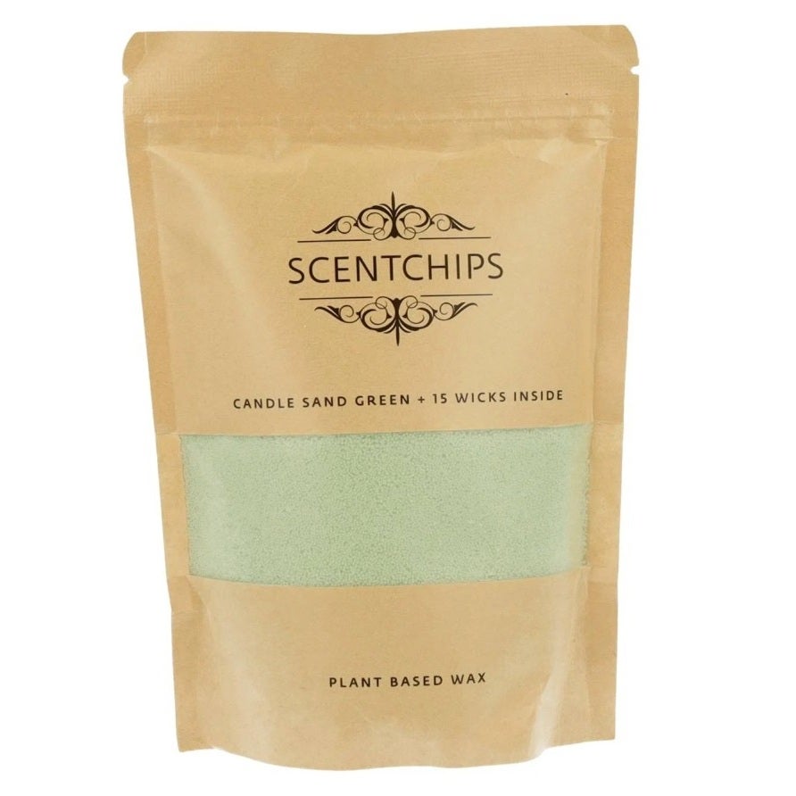Kaarsenzand groen 250 gram Scentchips Kaarsenzand groen 250 gram Scentchips