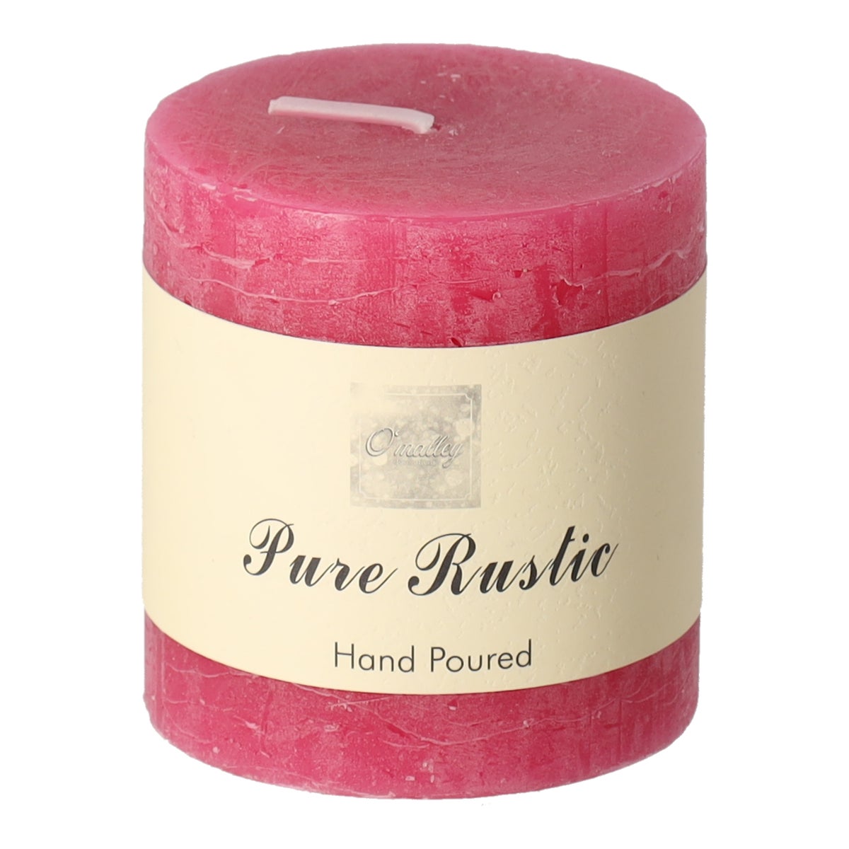 Kaars 70 x 75 mm fuchsia O'malley Kaars 70 x 75 mm fuchsia O'malley