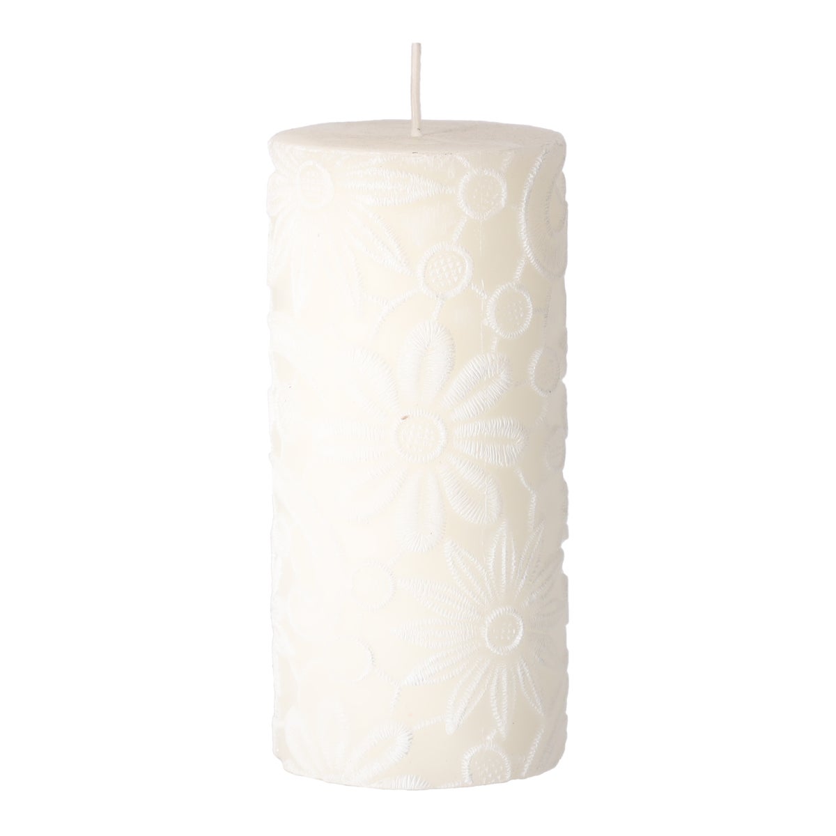 Kaars lace 7x10cm wit wit Kaars lace 7x10cm wit wit