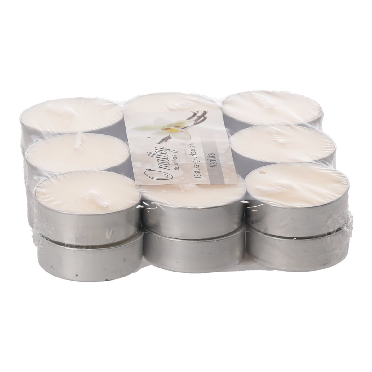 Theelicht geur vanille 18 stuks Theelicht geur vanille 18 stuks