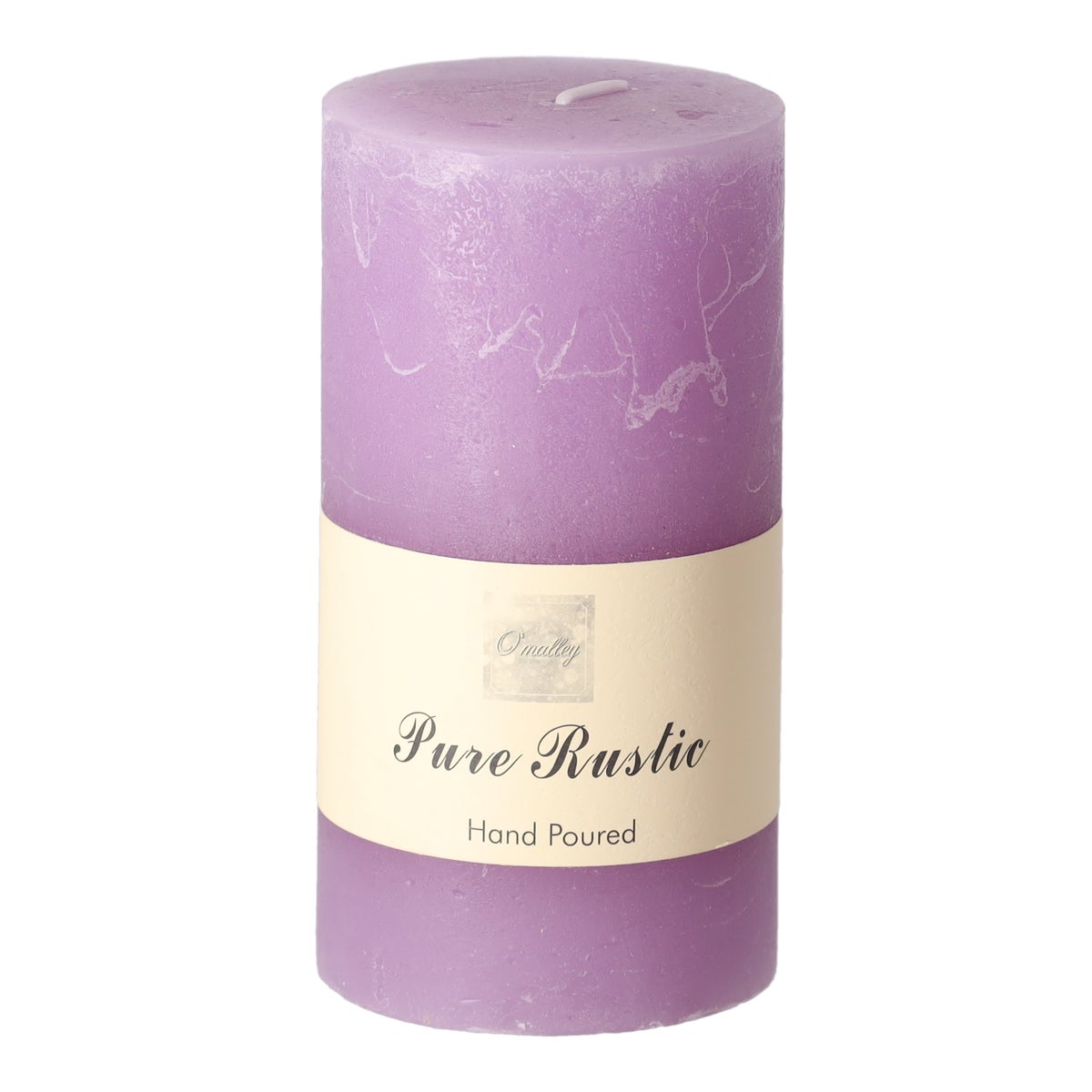 Kaars 70x130mm pastel paars O'malley Kaars 70x130mm pastel paars O'malley