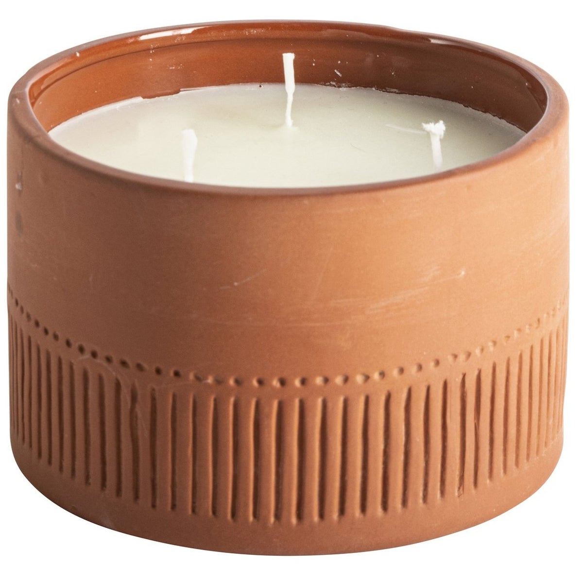 Kaars Terracotta 12 x 8 cm Kaars Terracotta 12 x 8 cm