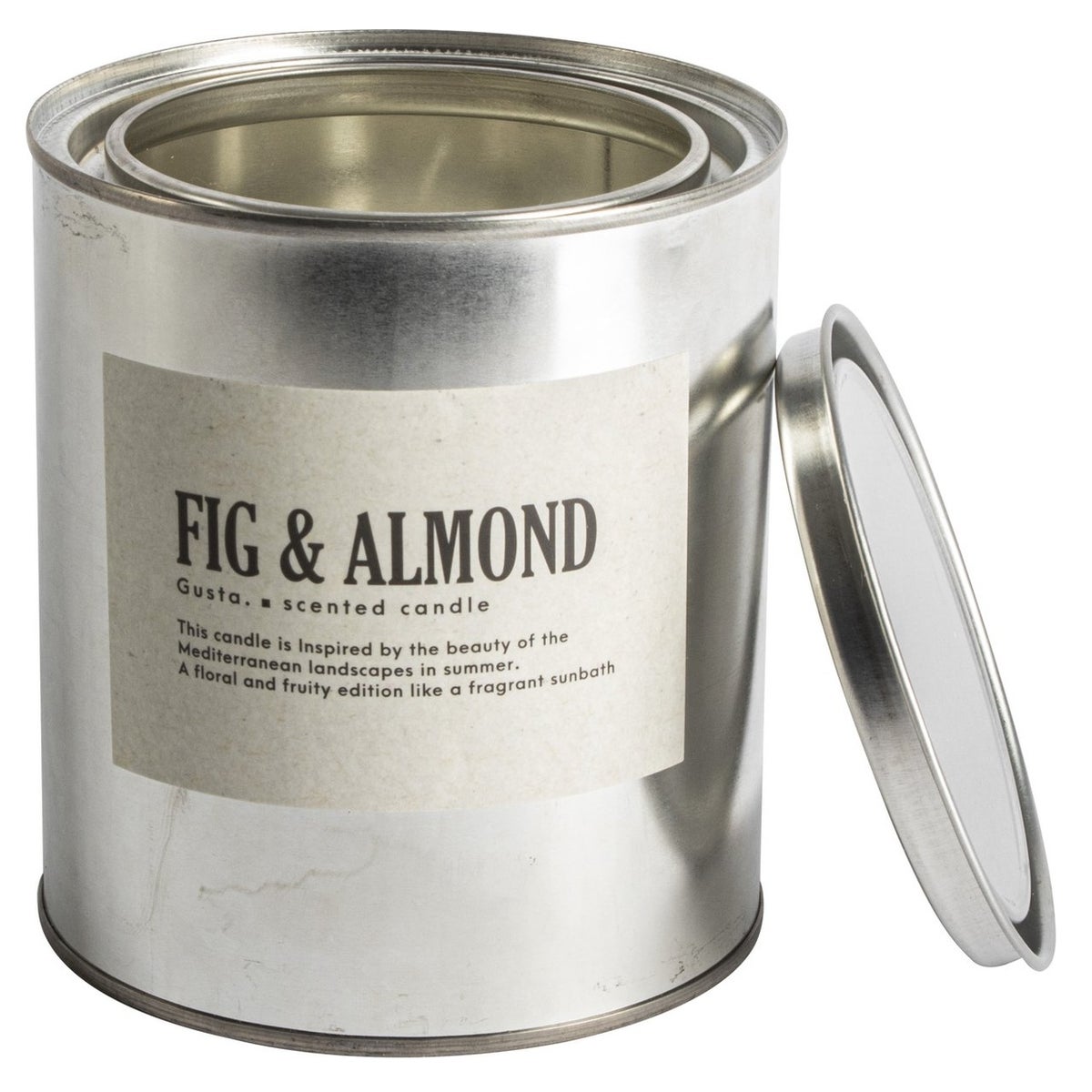 Geurkaars blik fig & almond Ø10,5 cm Geurkaars blik fig & almond Ø10,5 cm