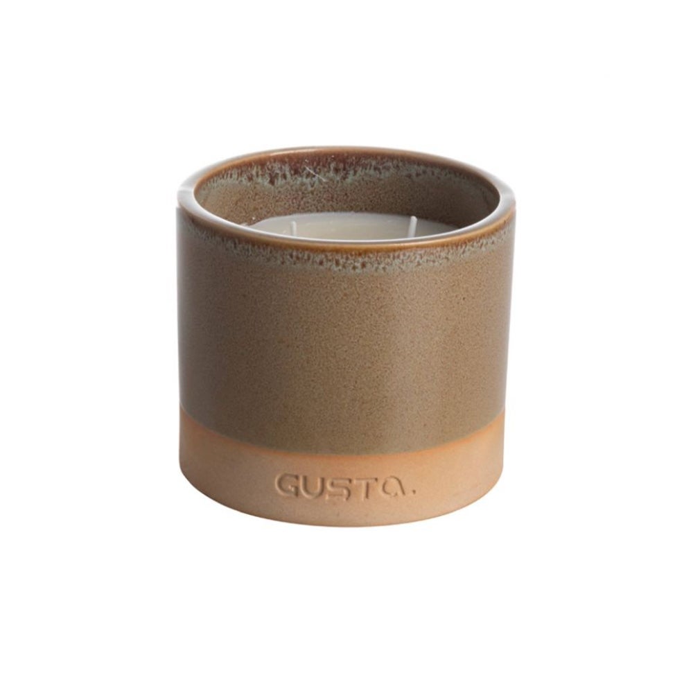 Geurkaars Ø10 x 8,5 cm bruin Gusta Geurkaars Ø10 x 8,5 cm bruin Gusta