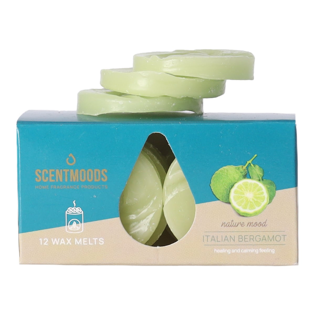 Waxmelts bergamot 12 stuks ScentMoods Waxmelts bergamot 12 stuks ScentMoods