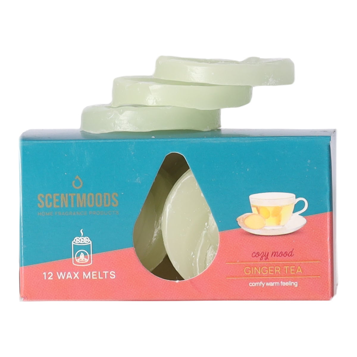 Waxmelts Ginger tea 12 stuks ScentMoods Waxmelts Ginger tea 12 stuks ScentMoods