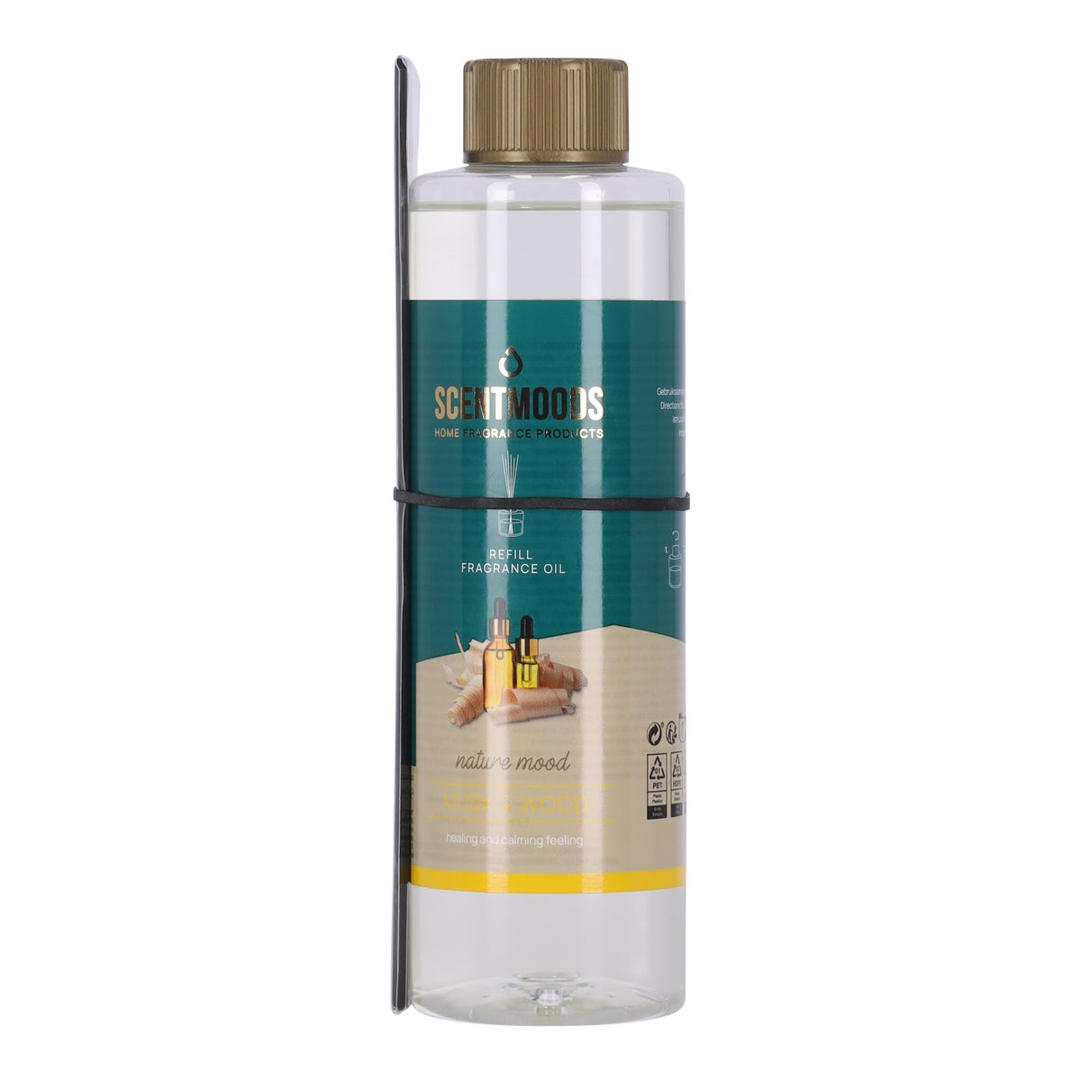 Geurstokjes refill musk wood 400ml ScentMoods Geurstokjes refill musk wood 400ml ScentMoods