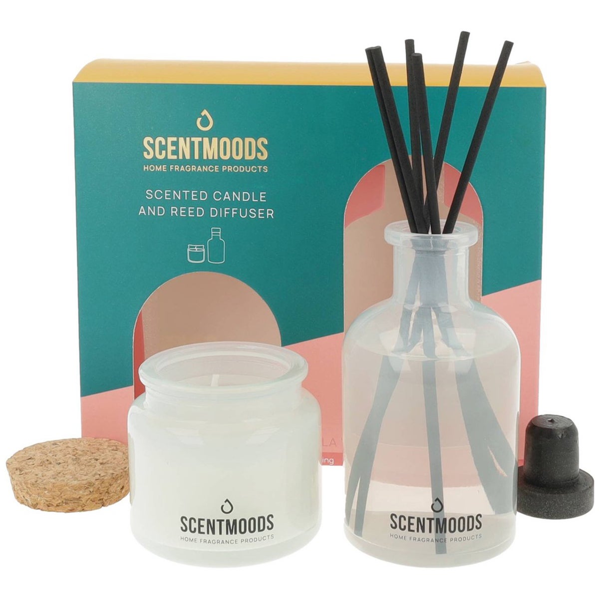 Giftset La Vie kaars & geurstokjes ScentMoods Giftset La Vie kaars & geurstokjes ScentMoods