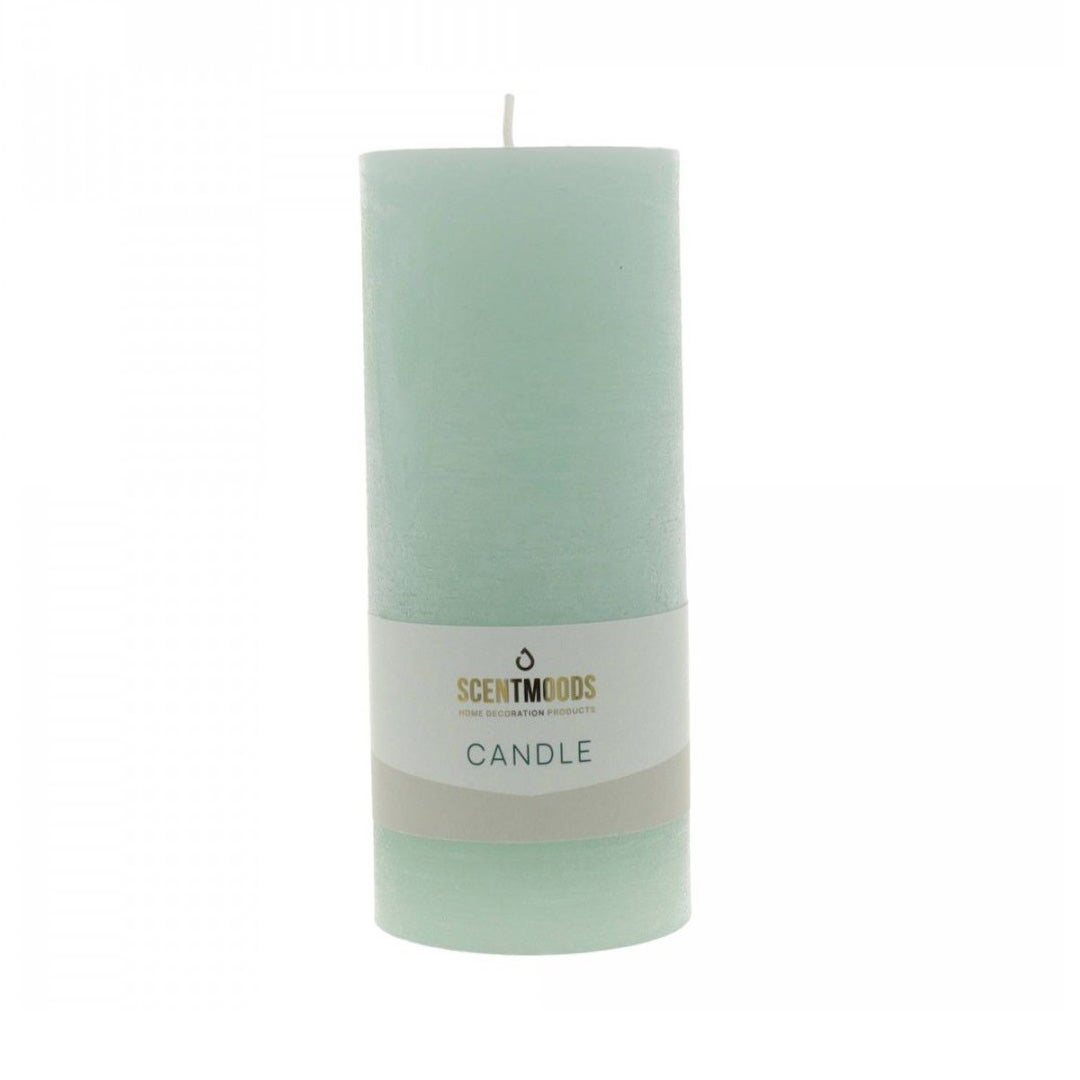 Kaars rustiek green 6x15cm ScentMoods Kaars rustiek green 6x15cm ScentMoods