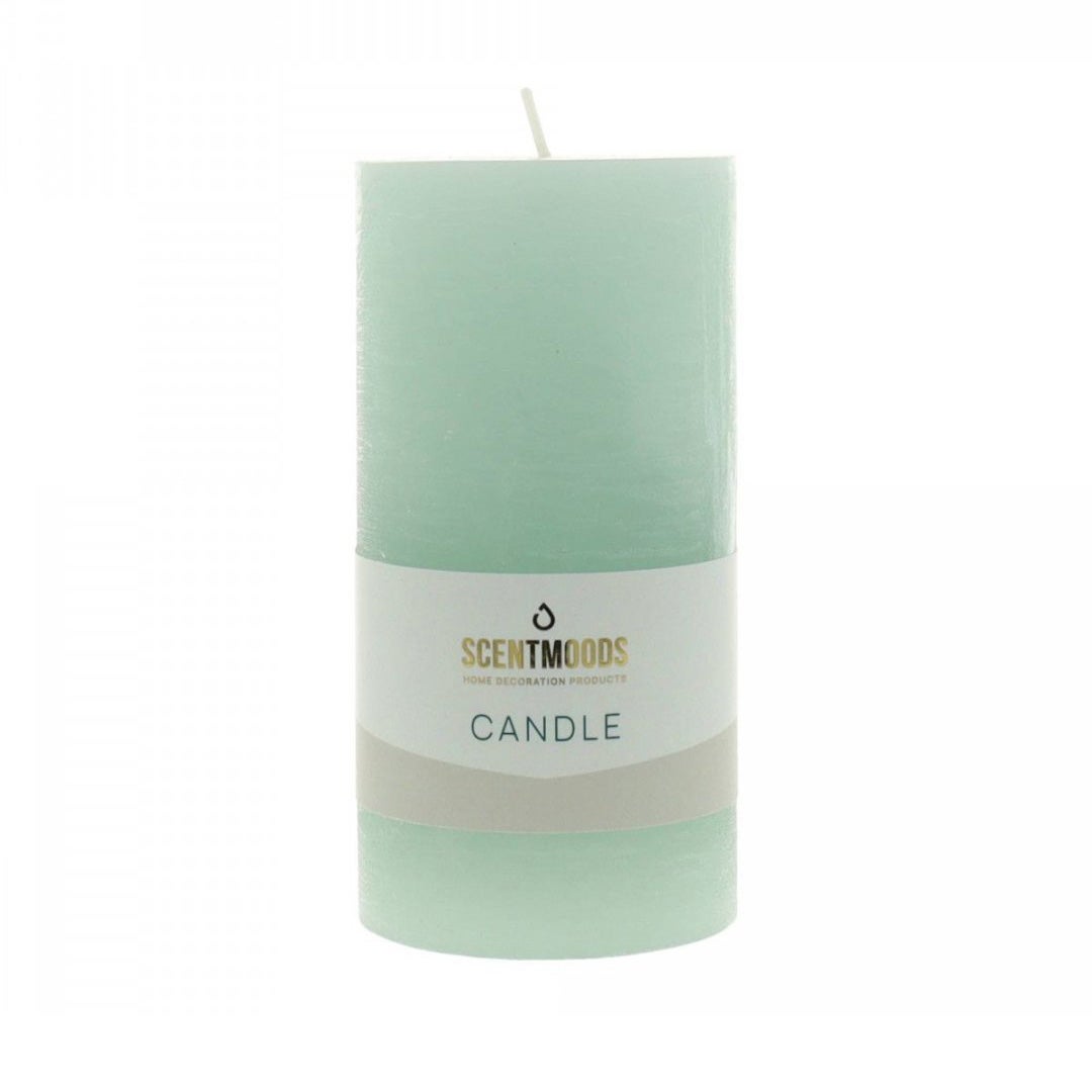 Kaars rustiek green 6x12cm ScentMoods Kaars rustiek green 6x12cm ScentMoods