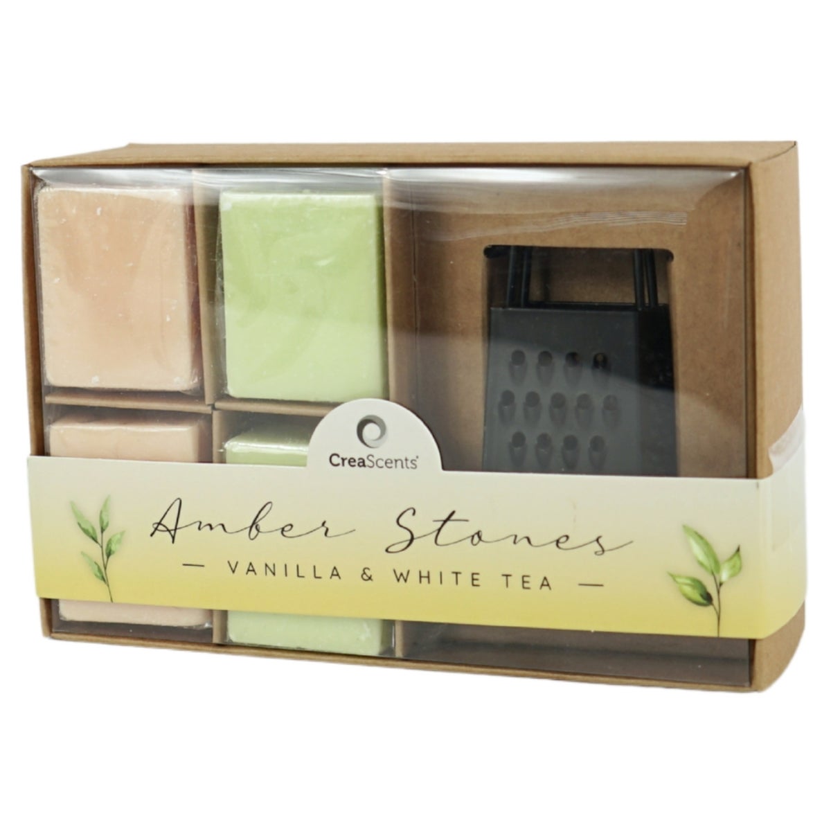 Amberblokjes 4st met rasp Amberblokjes 4st met rasp