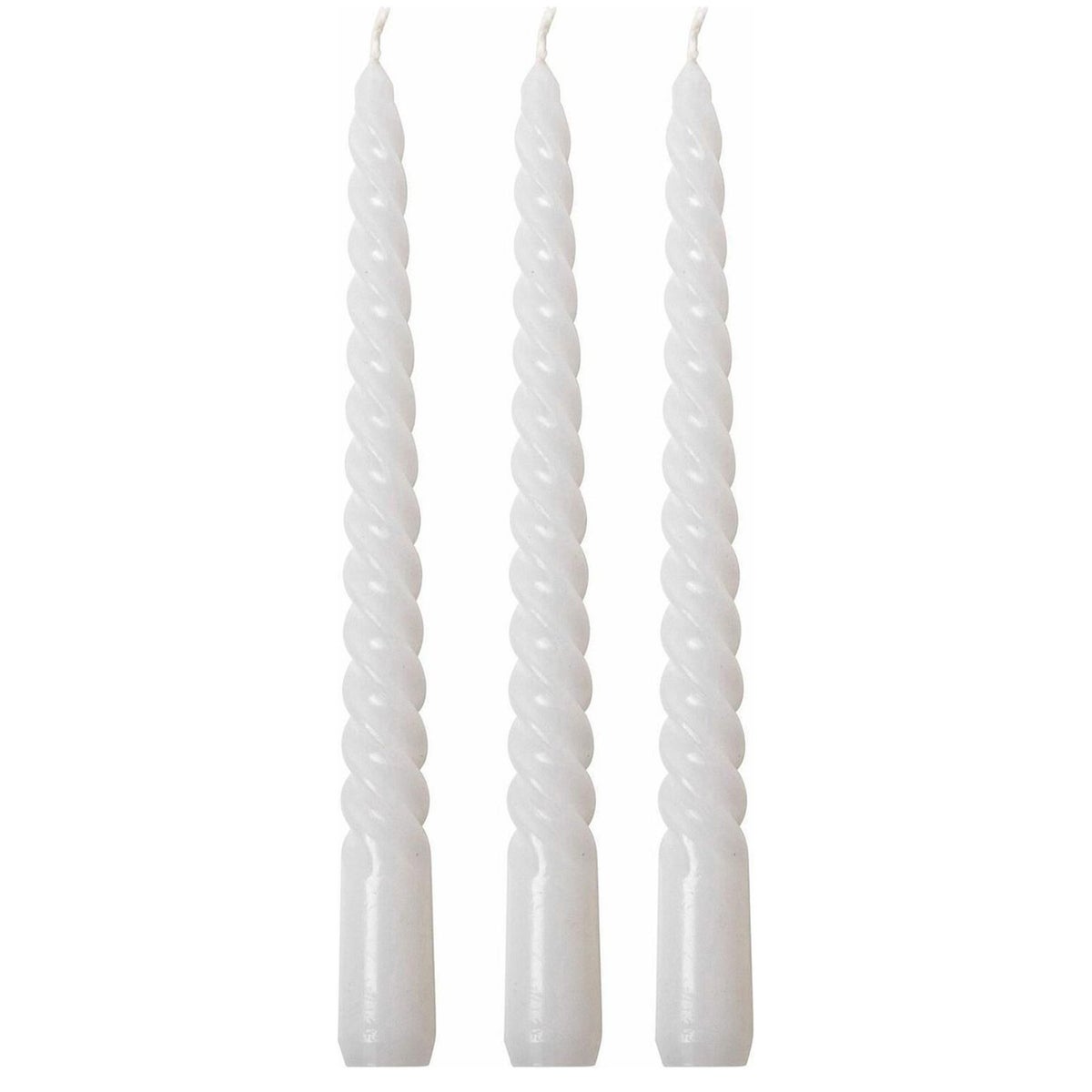 Dinerkaars Swirl 20 cm wit set 3 Dinerkaars Swirl 20 cm wit set 3